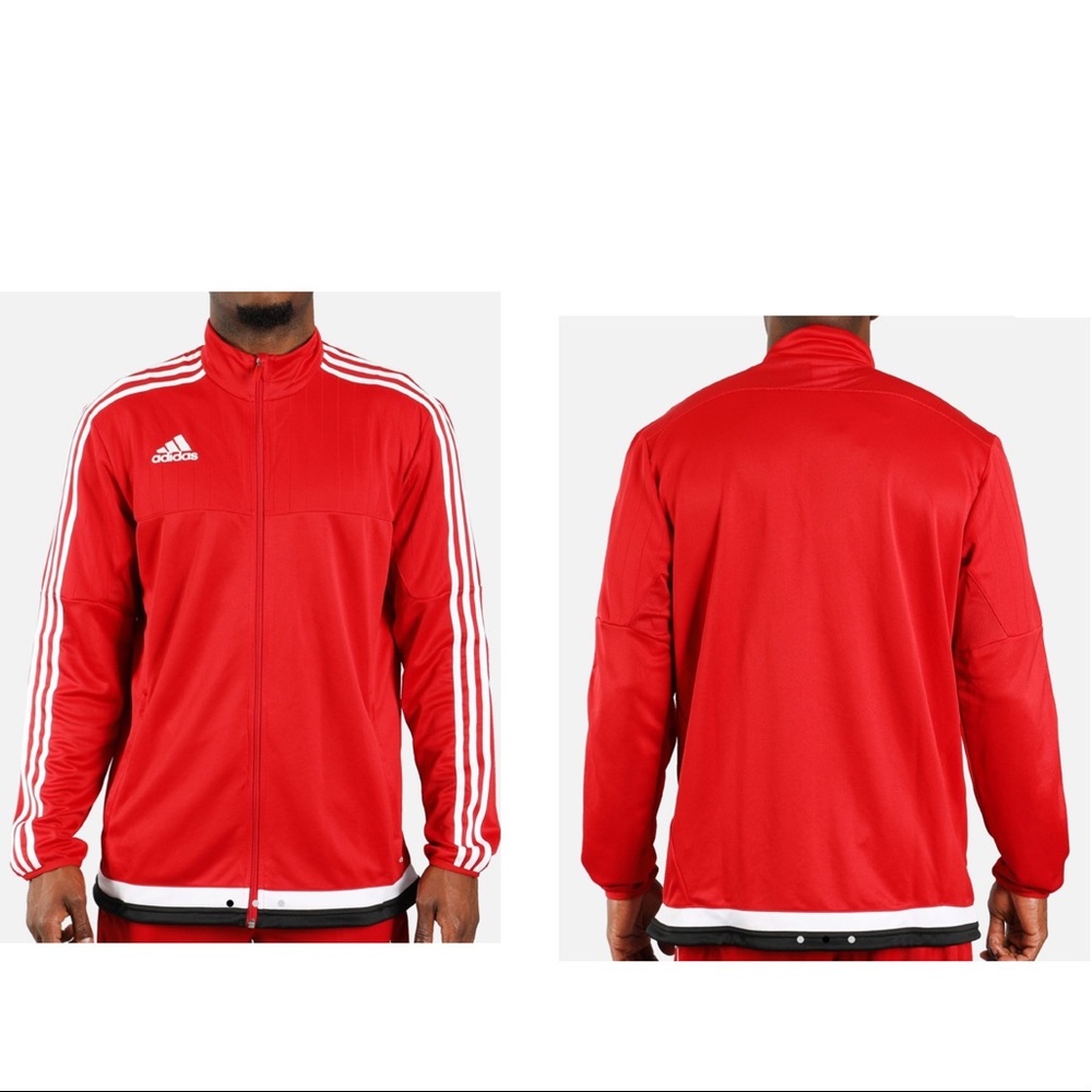 ADIDAS Tiro 15 Soccer Training Jacket S Full Zip✨